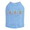 Gingerbread Men & Candy Canes - Blue Dog Tank