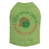 "Who Needs Santa - I've Got Grandma" - Lime Dog Tank