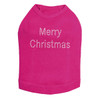 Merry Christmas - Fuchsia Dog Tank