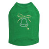 Nailhead Christmas Bell - Kelly Green Dog Tank