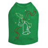 Nailhead Christmas Bells - Kelly Green Dog Tank