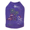 Tropical Christmas - Purple Dog Tank