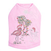 Tropical Christmas - Pink Dog Tank