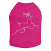 Nailhead Reindeer - Fuchsia Dog Tank
