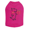 Scotty with Gift - Fuchsia Dog Tank