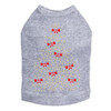 Gold Christmas Tree with Red Bows - Gray Dog Tank