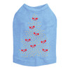 Gold Christmas Tree with Red Bows - Blue Dog Tank