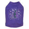 Purple & Green Christmas Trees with Swarovski Snowflakes - Purple Dog Tank