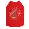Red & Green Christmas Trees with Swarovski Snowflakes - Red Dog Tank