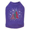 Red & Green Christmas Trees with Swarovski Snowflakes - Purple Dog Tank