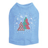 Red & Green Christmas Trees with Swarovski Snowflakes - Blue Dog Tank