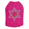 Star of David (Large- Blue, Silver, & Gold) Dog Tank