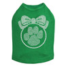 Paw Ornament - Kelly Green Dog Tank