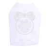 Paw Ornament - White Dog Tank