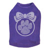 Paw Ornament - Purple Dog Tank