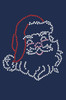 Santa Face Small - Navy Women's T-shirt