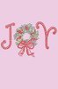 Joy Christmas Wreath - Light Pink Women's T-shirt