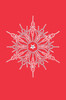 Snowflake #1 - Red Women's T-shirt