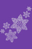 Rhinestone Snowflakes - Purple Women's T-shirt