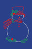 Snowman Outline - Royal Blue Women's T-shirt