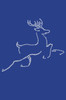 Nailhead Reindeer - Royal Blue Women's T-shirt