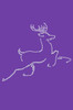 Nailhead Reindeer - Purple Women's T-shirt