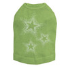 Three Stars - Clear Rhinestones dog tank for large and small dogs.