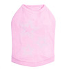 Three Stars - Clear Rhinestones dog tank for large and small dogs.
