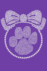 Paw Ornament - Purple Women's T-shirt