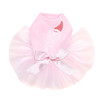 Santa Face with Snowflake Beard - Pink Tutu