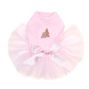 Red & Green Christmas Trees with Austrian crystal Snowflakes  - Pink Tutu