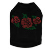 Red Roses dog tank for large and small dogs.