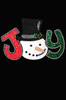 Joy Snowman - Black Bandana