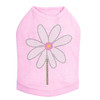 Daisy with Pink Center dog tank for large and small dogs.