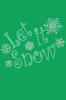 Let it Snow - Kelly Green Bandana