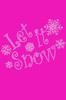 Let it Snow - Hot Pink Bandana