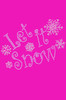 Let it Snow - Hot Pink Bandana