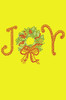 Joy Christmas Wreath - Yellow Bandana