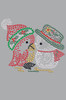 Christmas Birds - Gray Bandana