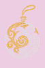 Gold & Silver Christmas Ornament - Light Pink Bandana