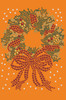 Christmas Wreath - Orange Bandana