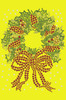 Christmas Wreath - Yellow Bandana