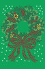 Christmas Wreath - Kelly Green Bandana