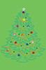 Christmas Tree #1 - Lime Green Bandana