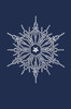 Snowflake #1 - Navy Bandana