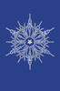 Snowflake #1 - Royal Blue Bandana