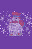 Snowman with Snowflakes - Purple Bandana