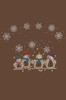 Snowman Family - Brown Bandana