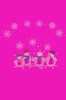 Snowman Family - Hot Pink Bandana