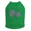 Magenta Flowers dog tank for large and small dogs.